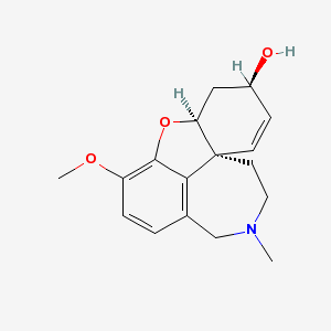 Beklamen 16 mg 84 Efervesan Tablet (Galantamin) Kimyasal Yapısı (2 D)