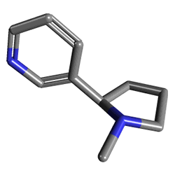 Nicotinell Nikotin Bandı 52.5 mg 7 adet (30 cm) (Nikotin) Kimyasal Yapısı (3 D)