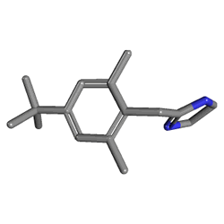 Zolin Sprey 10 ml (Ksilometazolin HCL) Kimyasal Yapısı (3 D)