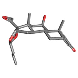 Pulmicort Turbuhaler 400 mcg 100 Doz (Budesonid) Kimyasal Yapısı (3 D)