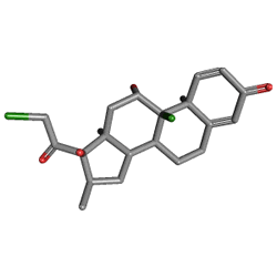 Asmanex Twisthaler 400 mcg 60 Doz () Kimyasal Yapısı (3 D)