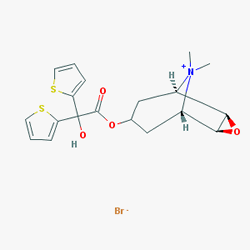 Airtio 18 mcg 60 Doz (Tiotropium Bromür Monohidrat) Kimyasal Yapısı (2 D)