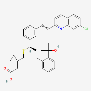 Sin-Mont 4 mg 28 Çiğneme Tablet (Montelukast Sodyum) Kimyasal Yapısı (2 D)