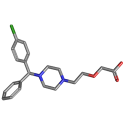 Levday 5 mg 20 Efervesan (suda eriyen) Tablet () Kimyasal Yapısı (3 D)