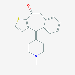 Zaditen Şurup 1 mg/5 ml 100 ml (Ketotifen) Kimyasal Yapısı (2 D)