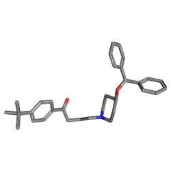 Kestine 20 mg 20 Tablet () Kimyasal Yapısı (3 D)