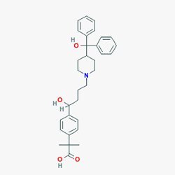 Feksine 180 mg 20 Tablet () Kimyasal Yapısı (2 D)