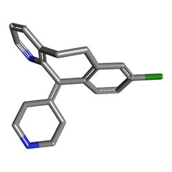 Deslair 5 mg 30 Tablet (Desloratadin) Kimyasal Yapısı (3 D)