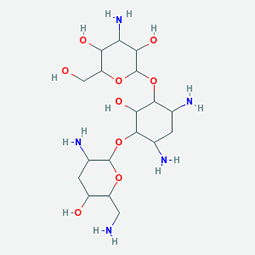 Thilomaxine Pomad %0.3 3 mg 3.5 g (Tobramisin) Kimyasal Yapısı (3 D)