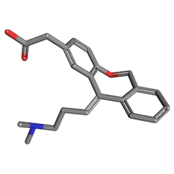 Dupatin Göz Damlası %0.7 (Olopatadin) Kimyasal Yapısı (3 D)