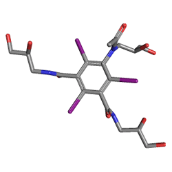 Omnipaque 350 mg 50 ml 1 Flakon () Kimyasal Yapısı (3 D)